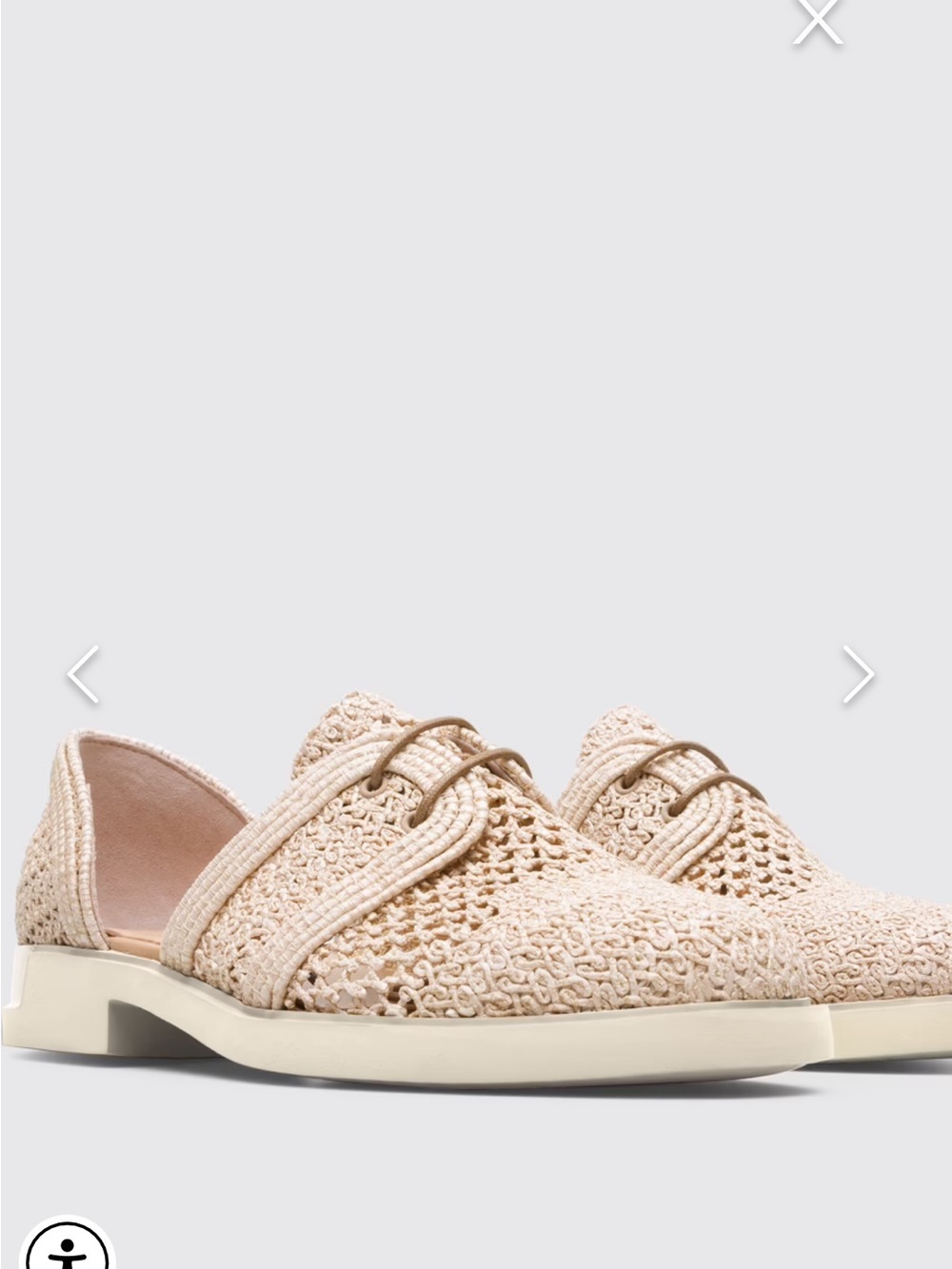NEW Camper Raffia Iman Tan Shoes Size 41 - Picture 12 of 12